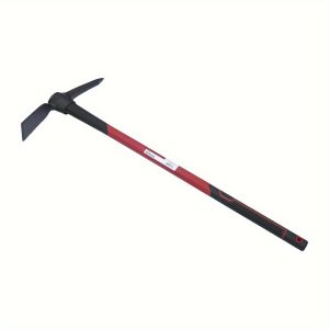 2.5 lb Garden Pick Mattock Red & Black Fiberglass 35Handle