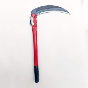 1pc Durable Folding Garden Sickle with Secure Blade Lock for Efficient Grass Cutting and Lawn Care